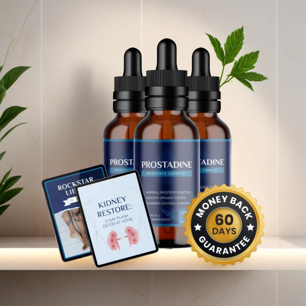 Prostadine - 3 Bottles + 2  Ebooks